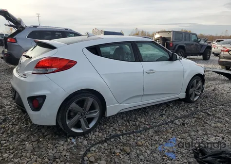 2013 Hyundai Veloster Turbo from USA, damaged, VIN KMHTC6AE3DU179453